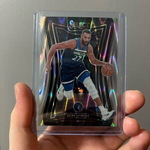 Rudy Gobert Select Basketball Card - Minnesota Timberwolves - Navy/White